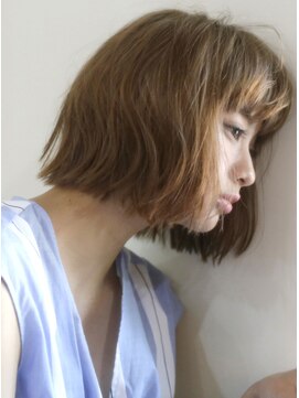 キース ヘアアンドメイク 恵比寿(kith. hair&make) ｋith.本田寿雄×外ハネショートボブ