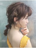 編み下ろし大人かわいい抜け感アレンジ【奥村北斗】[表参道]