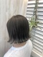 アグ ヘアー ウェリナ 大日イオン前店(Agu hair welina) トレンド☆切りっぱなしボブ×ハイライト【プラチナシルバー】