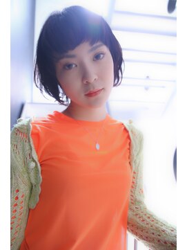 ブーケ(BOUQUET) エッジショート・丸みショート・黒髪・ボブ・小顔・前下がりボブ