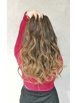 ヘアーワークス ヘルム 渋谷店(HAIR WORKS HELM)&nbsp;脱黒染め☆バレイヤージュカラー☆