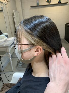 カラリア(COLORIA) 【インナーカラー☆】10代・20代から大人気ハイトーンベージュ♪