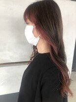 デイバイヘアーポケット(Day.by hair pocket) インナーカラー×ベリーピンク