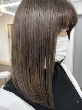 イコ 表参道原宿(ico) 地毛風くすみベージュ　ブリーチなし