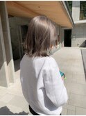 ブリーチなしダブルカラーココアグレージュ＊池袋駅