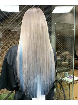 ラフ 難波店(LAFF) #黒髪#ボブルフ#ネビージュ#小顔#ワンレン