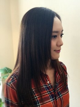 ヘア キィー(hair key)の写真/1人1人にフィットするケアが◎本格的な毛髪補修で、芯からたっぷり潤った艶感溢れる美髪へと導きます＊