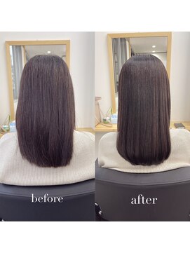リアン 四条大宮店(Lien) 『髪質改善』ストレートエステ（縮毛矯正）（リタッチ可）