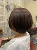 丸みショートボブ