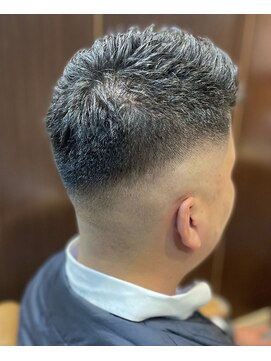 銀座 シノ 本店(shino) アップバングヘアー×フェード