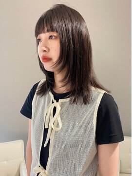 コト 福井大和田店(coto) 福井　2030代　レイヤーカット　顔まわりカット　ハッシュカット