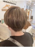 明るめのナチュラルハイライトでオシャレな立体感カラー30代