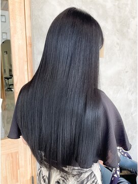 アトレ(attrait) ☆ブルーブラック 黒染めしない黒髪カラー ツルんとツヤ感