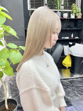 チュダック(ChuDuck) 韓国風《ミルクティー》ブリーチ/ケアブリーチ/ダブルカラー