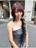 ◆髪質改善ストレートのローズレッドウルフ◆