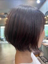 アリーマーケットリル(ALLEY MARKET lil)&nbsp;30代/40代/50代小顔前下がりショートボブ