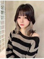 ロンドローズ 名古屋(Lond damaskRose)&nbsp;顔周り ダブルカラー 名駅 ブリーチ 髪質改善 ボブ 韓国 165