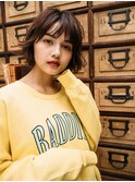 透明感ショートボブ