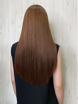 ヘアーアート パーリオ 本店(hair art PALIO)の写真/【髪質改善】気になるクセも自然なツヤ髪に。やりすぎのない、ナチュラルなストレートスタイルが人気です＊