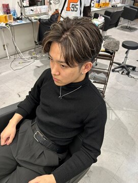 メンズサロン キング 梅田店(Men’s salon K!ng) 波巻きツイストスパイラルパーマ/フェザーパーマ/眉毛/メンズ