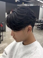 エデアンホンテン メンズサロン(EDEAN 本店 （旧：EDEAN 上通）)&nbsp;熊本 流れる縮毛矯正で作るフェザーショート フェザーパーマ