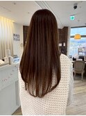 【髪質改善】艶ストレート【寝屋川/髪質改善/白髪ぼかし】