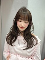 ボタン シブヤ(VOTAN SHIBUYA)&nbsp;ベージュカラー/透けカラー/レイヤー/春カラー/前髪/顔周り/渋谷