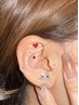 【橋本指名限定】耳つぼジュエリー（両耳12粒　3300円～）
