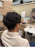 20代30代モテ髪垢抜けセンター分け波巻きパーマ