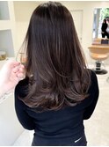 ハイライトバレイヤージュダブルカラーケアブリーチ30代40代