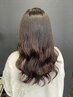 【人気NO.2】似合わせカット＋透明感カラー