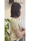 肩ラインボブ
