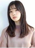 クラゲヘアー/オリーブグレー/小顔/ココアベージュ［自由が丘］