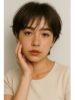 ロビー 表参道(ROBBY) 外国人風ショートヘア/マッシュショート/オリーブブラウン