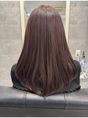 白髪染めツヤストレート
