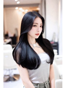 韓国風レイヤー/艶髪ロング/顔周り/似合わせ／髪質改善