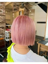 セットアップ 倉敷中庄店(SET-UP)&nbsp;(似合わせカット) ダブルカラー×ペールピンク