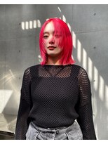 ヴァーディ オモテサンドウ(Vardy omotesando)&nbsp;red/赤髪 ビビット ハイトーン ブリーチカラー モード