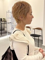 サクヘアー(39 hair) 【127.ショート×ブリーチ】レイヤー・レイヤーカットも人気◎