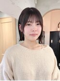 ボブ/ヘイリーボブ/レイヤーカット/小顔/ベージュ/髪質改善/前髪