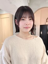 ローレン(LOREN)&nbsp;ボブ/ヘイリーボブ/レイヤーカット/小顔/ベージュ/髪質改善/前髪