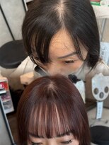 マーシュ 梅田(marshu)&nbsp;前髪ストレートじゃ直せない生えぐせ直しませんか♪