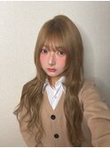 顔周りレイヤー×エクステ