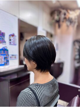 ヘアー マインド(hair MIND) 横顔がきれい見えくびれショート【辻堂/髪質改善／ヘッドスパ］