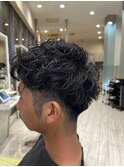 20代メンズフェードスタイル/パーマ
