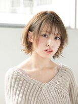 ミリュウ(Milieu) 前下がりシースルーショート