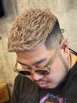 ブレイズマン(BLAZEMAN)&nbsp;ブロンドパーマ×フェード