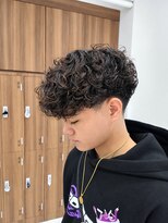 アッシュ 池上店(Ash)&nbsp;メンズ海外風スペインカール刈り上げプードルパーマ