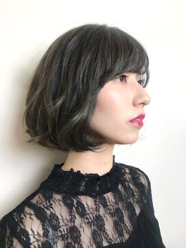 レンジシキチジョウジ (RENJISHI KICHIJOJI) 大人可愛いニュアンスカールボブ【RENJISHI 宮本】