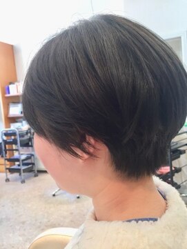 オレンジ サラ 河辺店 可愛い系　ショートボブ